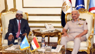 وزير الدفاع يبحث مع نظيره الصومالى تعزيز التعاون العسكرى