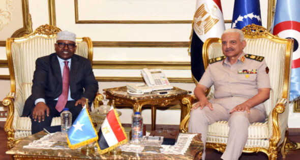 وزير الدفاع يبحث مع نظيره الصومالى تعزيز التعاون العسكرى