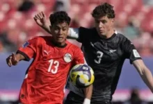 منتخب مصر للشباب يودع كأس العالم بهزيمة أمام نيوزيلندا
