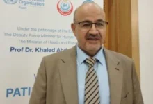 الدكتور نعمة عبد ممثل منظمة الصحة العالمية فى مصر
