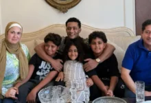 صور الصلح بين نجل محمد رمضان وأسرة الطفل