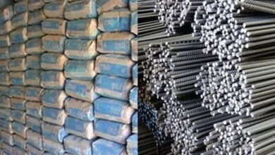 أسعار الحديد والأسمنت بسوق مواد البناء اليوم