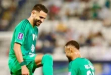 احتفال الاهلي أثناء مباراة السد