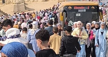 الأهرامات تشهد إقبالا غير مسبوق
