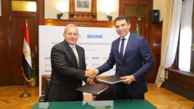 بنك مصر يوقع مع سوديك عقد تسهيل ائتماني دوار بقيمة 3 مليار جنيه