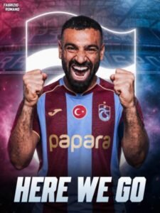 محمد صلاح لاعب نادي طرابزون سبور التركي 